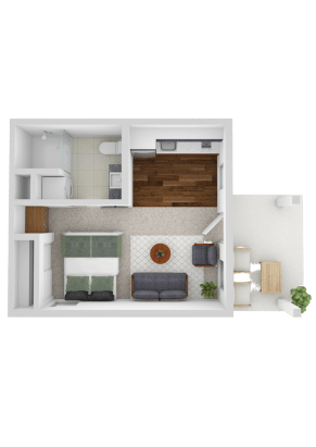 A floor plan of a house at Eskaton Village Placerville independent living, designed for comfort and convenience in a vibrant community.