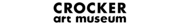 Crocker Art Museum logo with CROCKER in bold uppercase and art museum in lowercase, black text on a light background, reflecting the museum’s commitment to creative aging and fostering lifelong engagement with the arts.